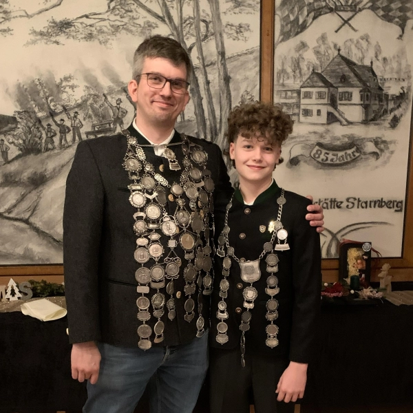 Freuten sich über ihre Erfolge: Axel Weidhaas (König) und Axel Martin (Jugendkönig). (Foto: FSG-Starnberg)