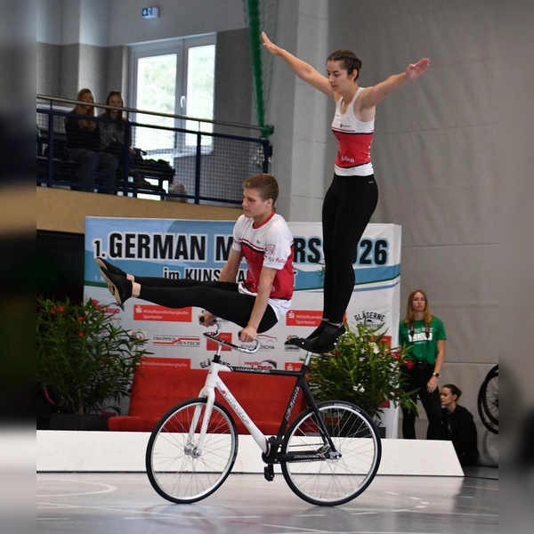 Benedikt Demmeler und Helena Lamprecht verdienten sich Platz 11. (Foto: RSV Pullach)
