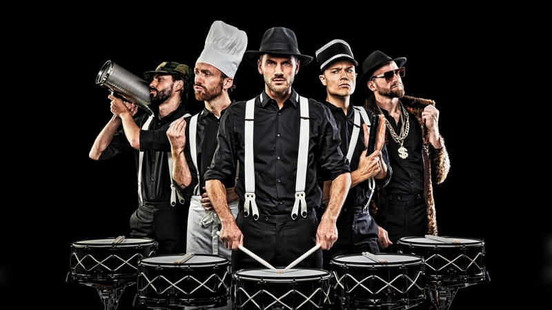 Die Schlagzeugmafia überzeugt mit handwerklichem Können, charmanter Schlagfertigkeit und verblüffendem Ideenreichtum. (Foto: Die Schlagzeugmafia)