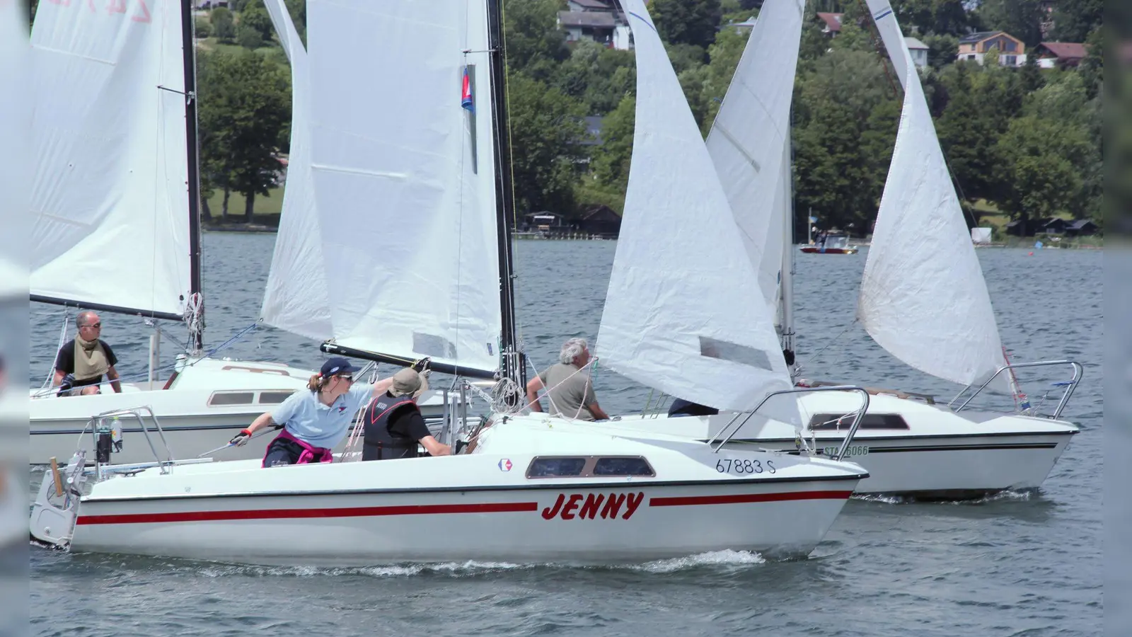 Zwei Tage, vier Wettkämpfe, 13 Jollenkreuzer: Der SC Pilsensee veranstaltete am ersten Juliwochenende den FAM-Cup.. (Foto: SC Pilsensee)