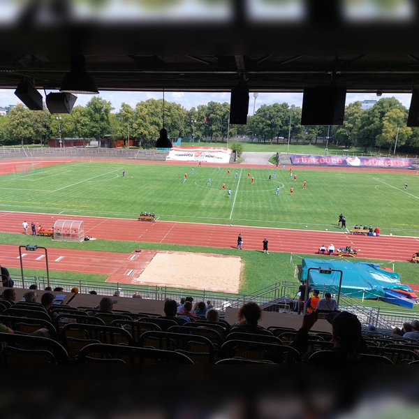 Türkgücü München als Gastgeber im Dantestadion - das wird es wohl so bald nicht mehr geben. (Archivbild: bas)