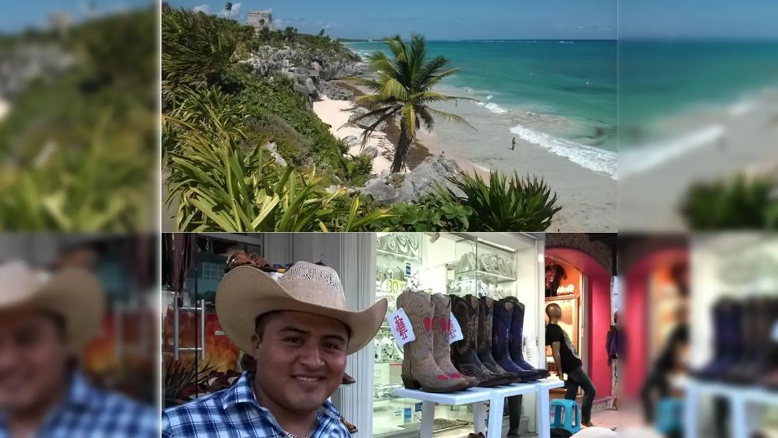 Weiße Traumstrände und Mangroven-Lagunen prägen die Halbinsel Yucatán. Foto unten: In Yucatán leben die Nachfahren der Maya, die sich in ihrem Aussehen deutlich von den anderen Mexikanern unterscheiden.  (Foto: Harald Mielke)