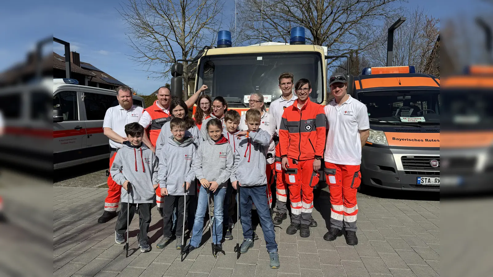 Beim Ramadama helfen die BRK-Jugendbereitschaft und die Bereitschaft Gilching mit. (Foto: pst)
