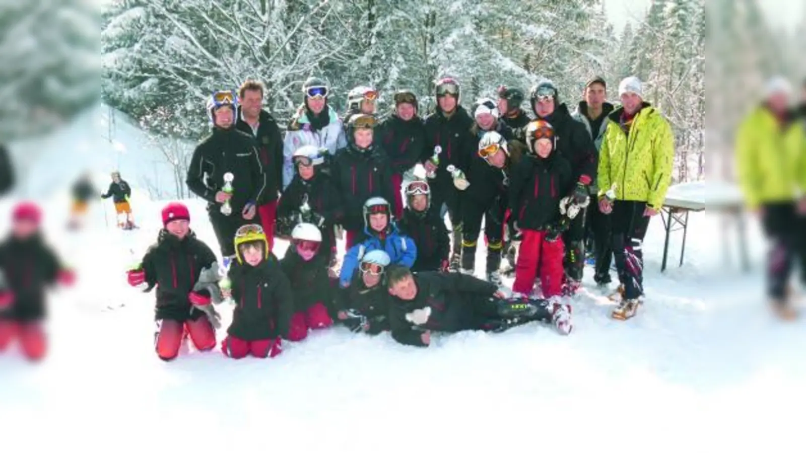 Die siegreiche Karlsfelder Renngruppe. (Foto: pi)