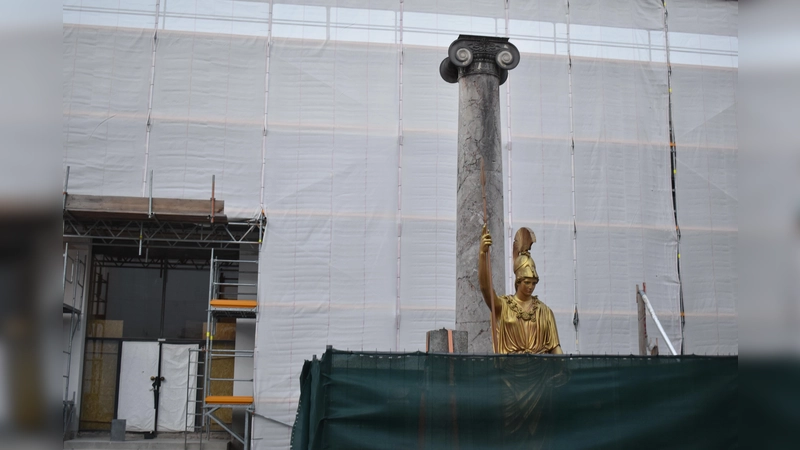 Out of order: Die Glyptothek ist noch bis mindestens November geschlossen. (Foto: Daniel Mielcarek)