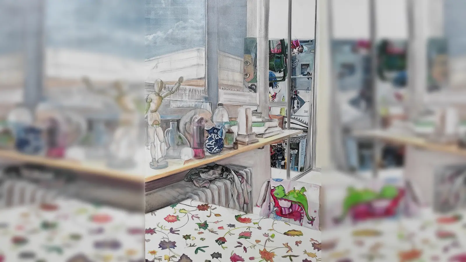 „Atelierblick” lautet der Titel dieses Werkes von Robert Trautwein. (Foto: Trautwein)