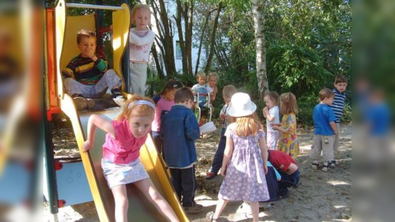 Geöffnet ist der Kinderpark des Germeringer Sozialdienstes im August für die Ferienbetreuung. (Foto: Vera Greif)