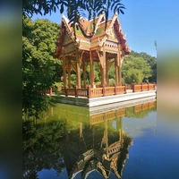 Beliebtes Fotomotiv im Westpark: die Thai-Sala. (Foto: Erich Utz)