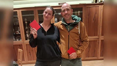 Neu in der Berger SPD: Hannah Galloth und Christoph Friemel. (Foto: SPD Berg)