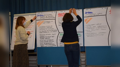 Die Workshop-Teilnehmenden haben viele Ideen und konkrete Umsetzungsideen zusammengetragen, mit denen sie die Aktivierung ihres Viertels selbst in die Hand nehmen wollen. (Foto: dh)