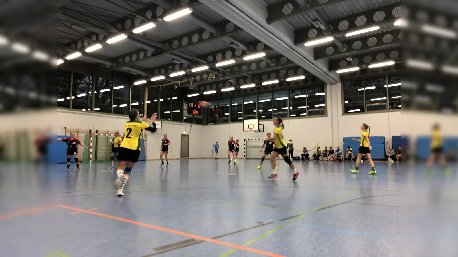 Spielten in der Interimshalle am Marsplatz: Die Damen I des MTSV Schwabing. (Foto: MTSV)