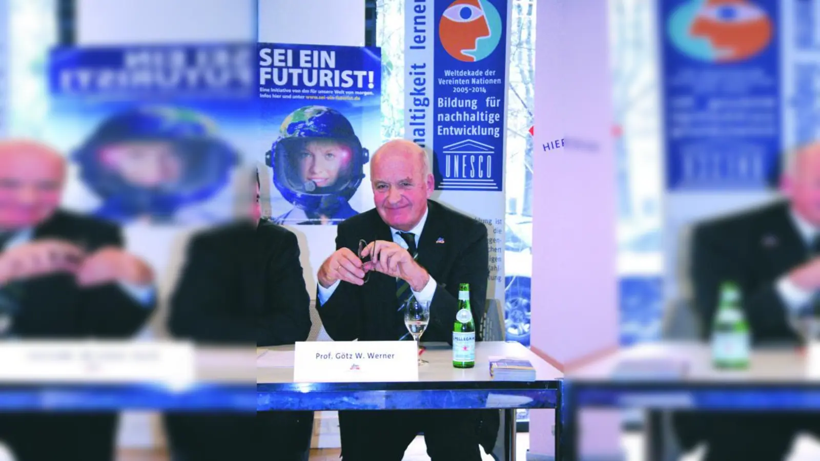 Prof. Götz W. Werner: „Wir müssen Zukunftsperspektiven vermitteln!” (Foto: ls)