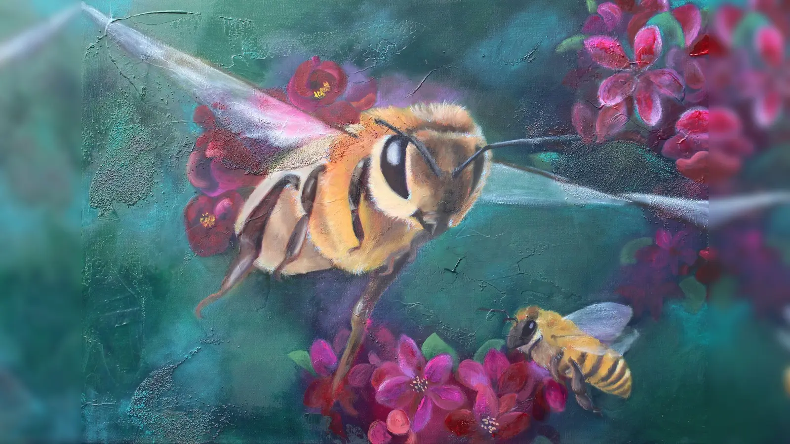 Im Fokus der ausgestellten Arbeiten stehen die Blüte, die Blume, die Natur im Allgemeinen – hier ein Bild von Julia Charlo Bergmann. (Foto: Julia Charlo Bergmann)