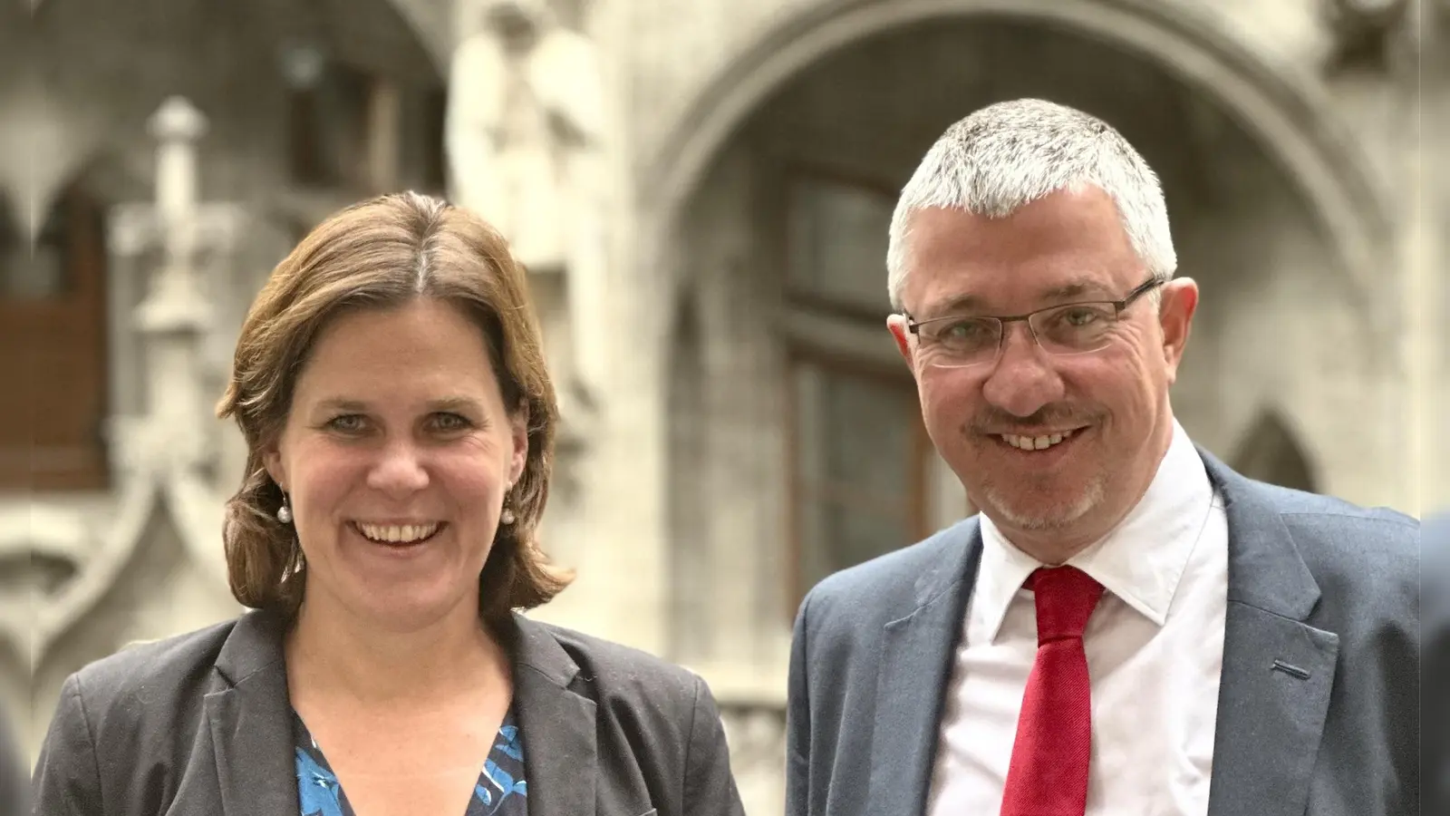 Bürgermeisterin Verena Dietl und Christian Müller. (Foto: Landeshauptstadt München)