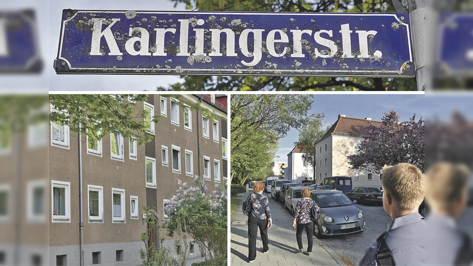 Einen ähnlichen theatralischen Spazierweg gab es bereits letztes Jahr in der Karlingerstraße in Moosach. (Foto: Daniel Mielcarek)