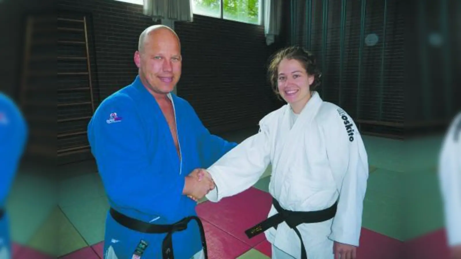 SCUG‑Judoabteilungsleiter Mike Jäger und Corinna Quaas. (Foto: pi)