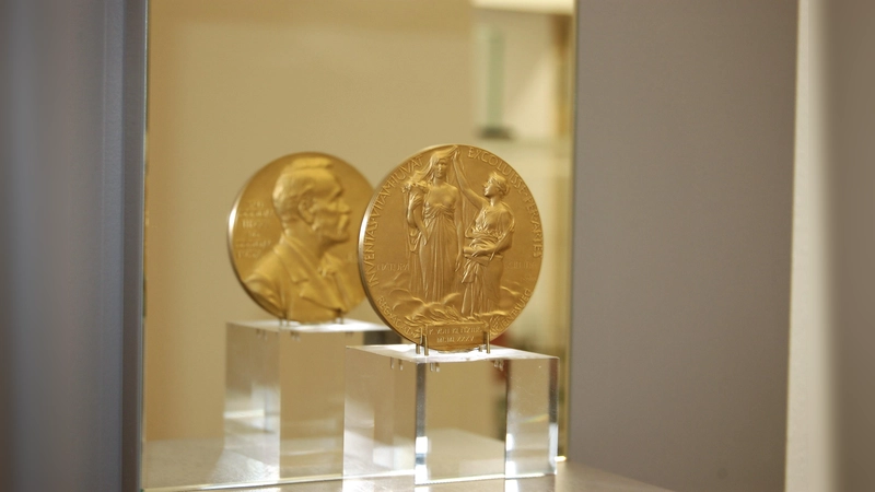 Ein Abguss der Nobelpreis-Medaille für Klaus von Klitzing ist Teil der Dauerausstellung im Schlossmuseum Ismaning. (Foto: Schlossmuseum)