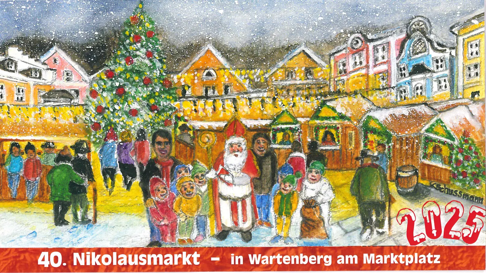 Ein rundes Jubiläum feiert der Nikolausmarkt heuer. (Foto: VG Wartenberg)