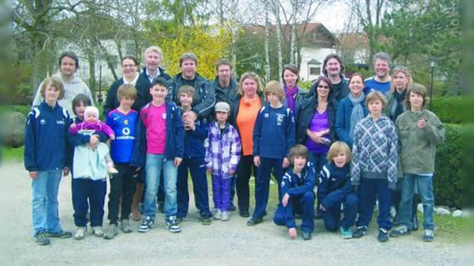 Die Gerner D4 Junioren in Westerndorf St. Peter bei Rosenheim. (Foto: M. Franke)