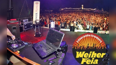 Coole Beats und mega Stimmung. Die Weiher Feia steht in den Startlöchern. (Foto: Thorsten Neidlein)