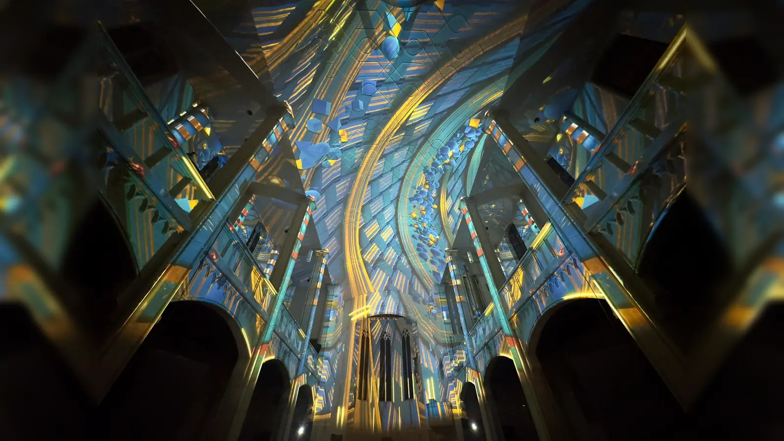 Die neue Lichtshow Infinity wird in St. Markus ab dem 11. Januar gezeigt. (Foto: Jean-Christophe Dupasquier)