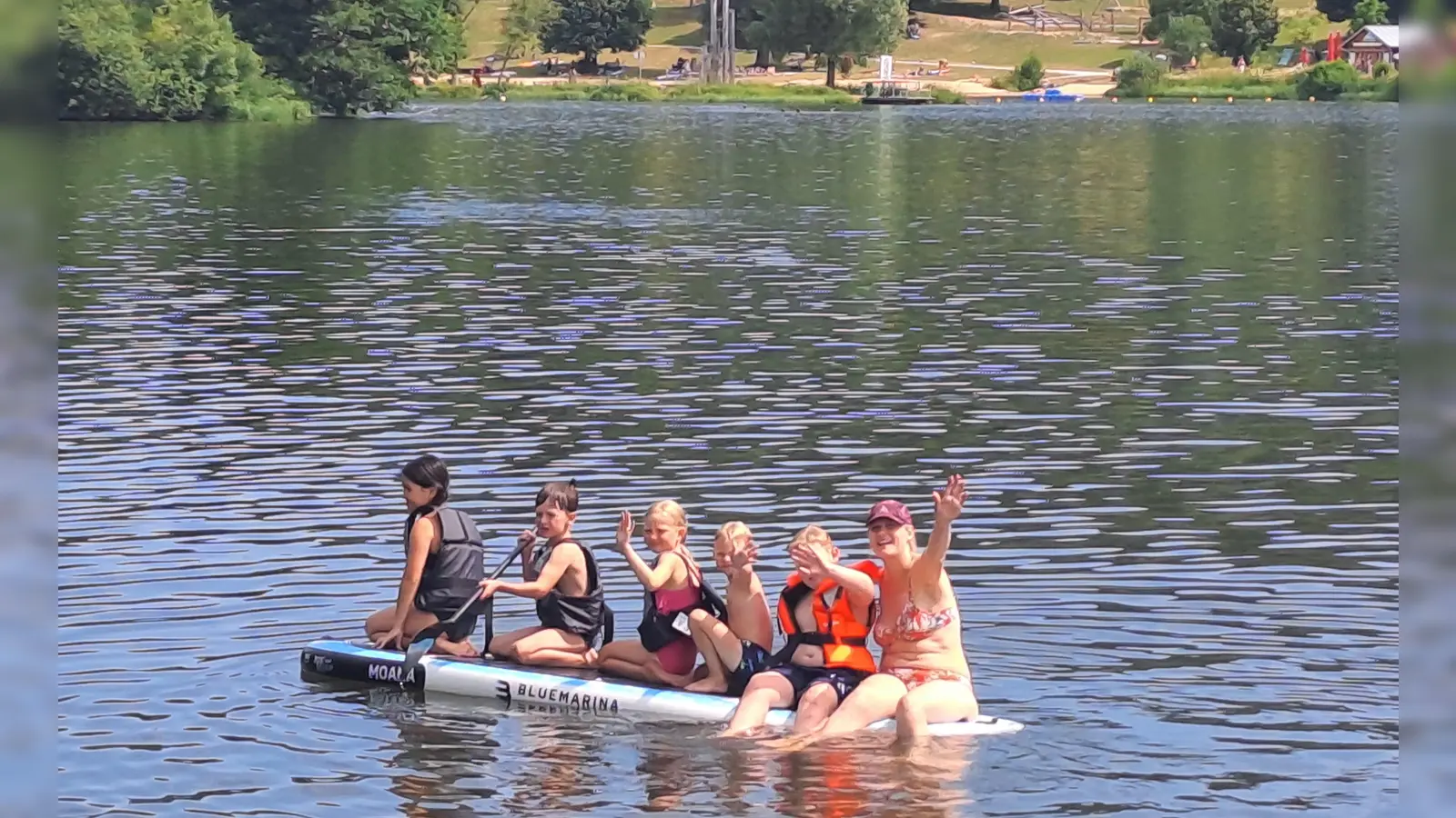 Viel Spaß hatten die Kinder und Jugendlichen beim Zelt- und Hüttenlager am Rannasee.  (Foto: BRK Ebersberg)