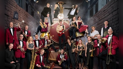 Die Bigband Mike´s Music Train spielt live im Kunstforum Arabellapark. (Foto: Mike´s Music Train)