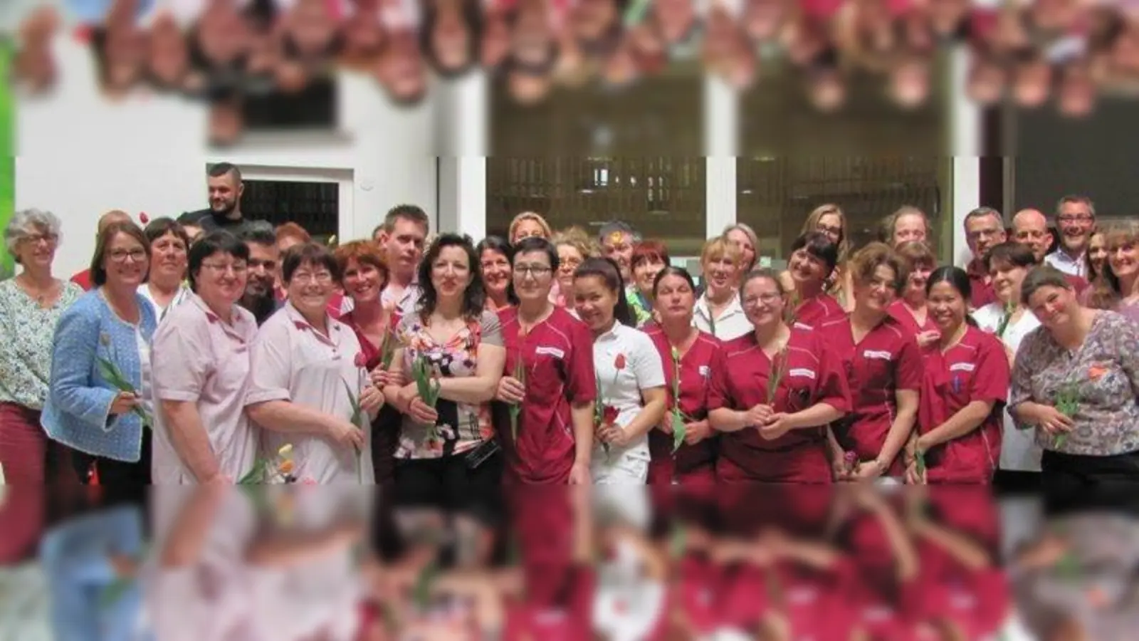 Über die Gesamtnote von 1,0 bei der Qualitätsprüfung der Krankenkassen freute sich das Team vom Schloss Garatshausen. (Foto: BRK/Schloss Garatshausen)