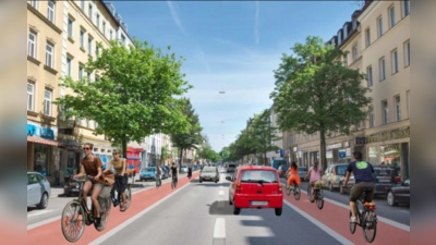 Mit Pop-up-Bike-Lanes will man den Radlern in München an wichtigen Punkten mehr Sicherheit verschaffen. (Foto: Green City e.V. )