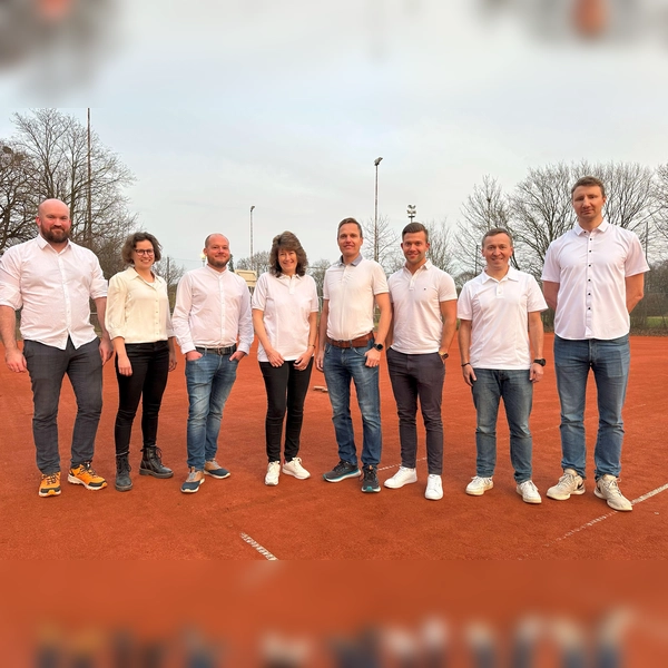 Personell neu aufgestellt präsentiert sich die Leitung der Tennisabteilung des PSV München. (Foto: privat)