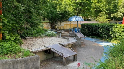 Die Kinder können beim „Tag des offenen Gartens” den inklusiven Spielplatz des Blindeninstituts entdecken. (Foto: Blindeninstitut München)