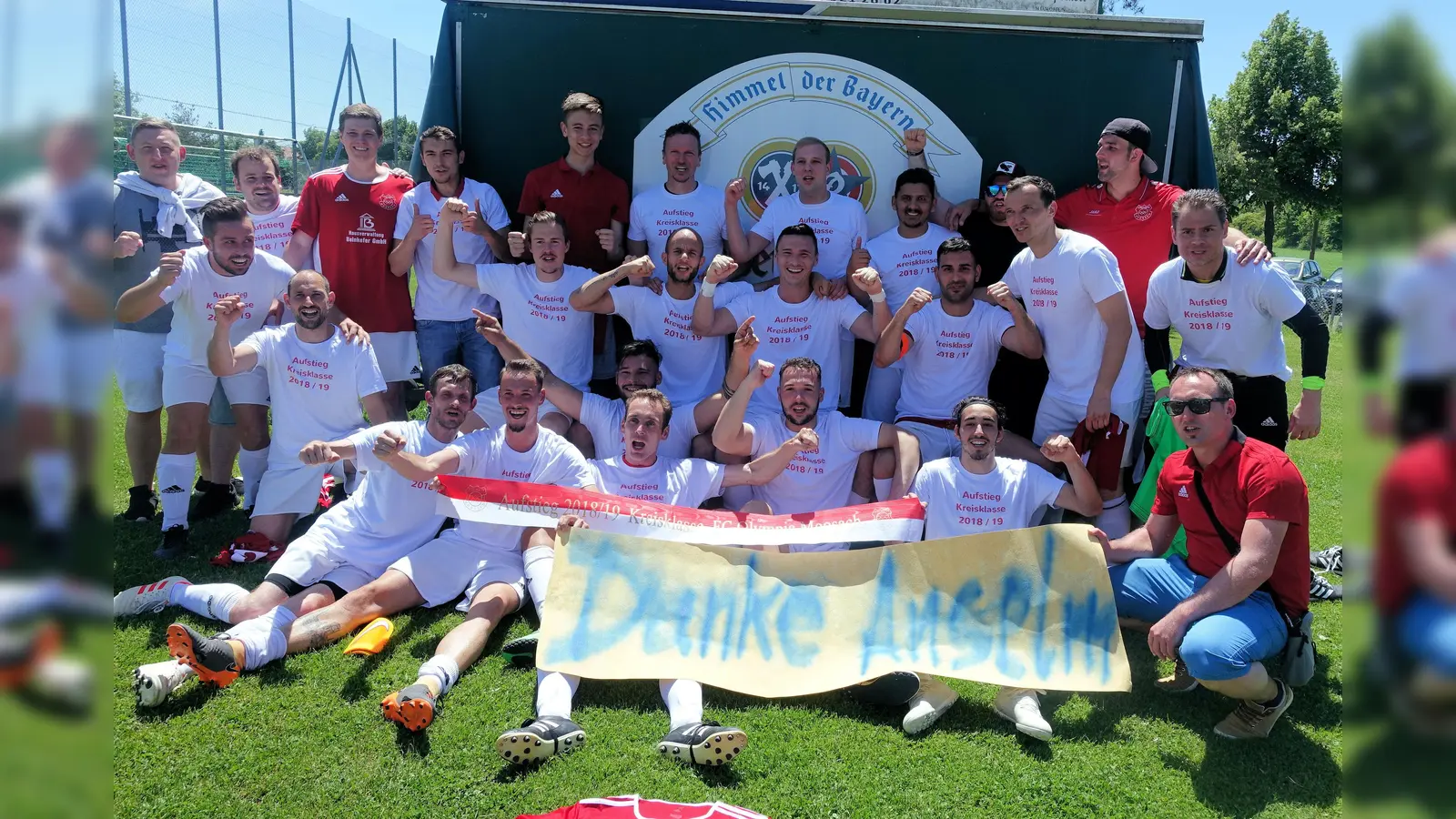 Als Zweiter der A-Klasse steigen die Fußballer des FC Olympia Moosach in die Kreisklasse auf. (Foto: Verein)