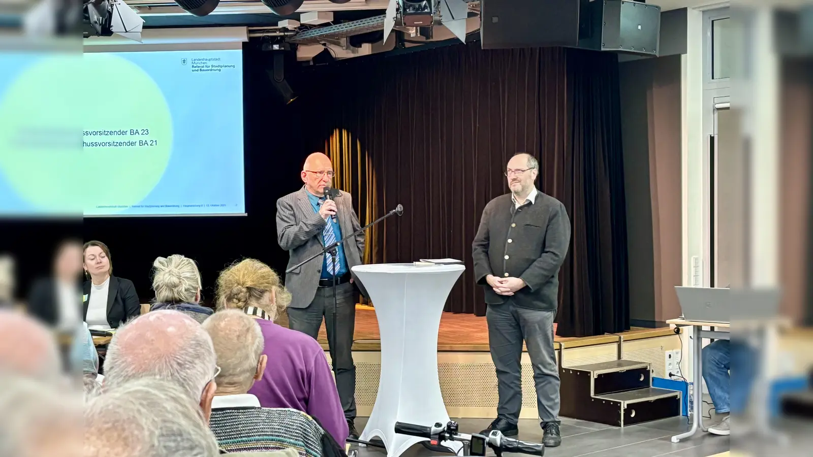 Frieder Vogelsgesang vom BA 21 und Pascal Fuckerieder vom BA 23. (Foto: Ulrike Seiffert)