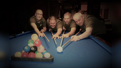 Konnten den Abstieg der 1. Mannschaft nicht verhindern (v.li.): Ralf Hentschel, Hannes Dorsch, Thomas Deuter und Manfred Kammerloher. (Foto: Verein)