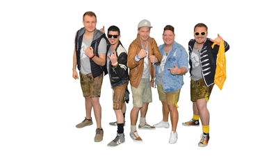 Nachtstark, die Kultband vom Münchner Oktoberfest, kommt am Samstag, 29. Juni, zum Siedlerfest. (Foto: Nachtstark.)