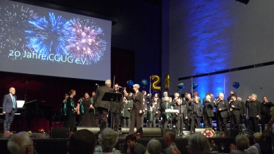 Gab ein stimmgewaltiges Konzert: die Chorgemeinschaft Unterpfaffenhofen-Germering. (Foto: red)