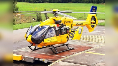 Neu im Einsatz als „Christoph 1“: Die H145 mit Fünfblattrotor. Der neue Rettungshubschrauber ist leistungsstärker und dabei auch leiser. (Foto: ADAC)