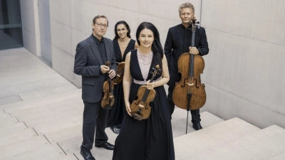 Das Minguet Quartett gastiert im Orlandosaal. (Foto: Irene Zandel)