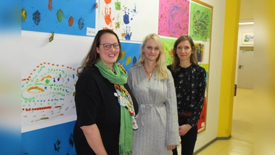 Claudia Beljung, Manuela Niedertscheider und Nicole WIld (von links) unterstützen die Kinder, sich im Allltag als selbstwirksam zu erleben. (Foto: job)