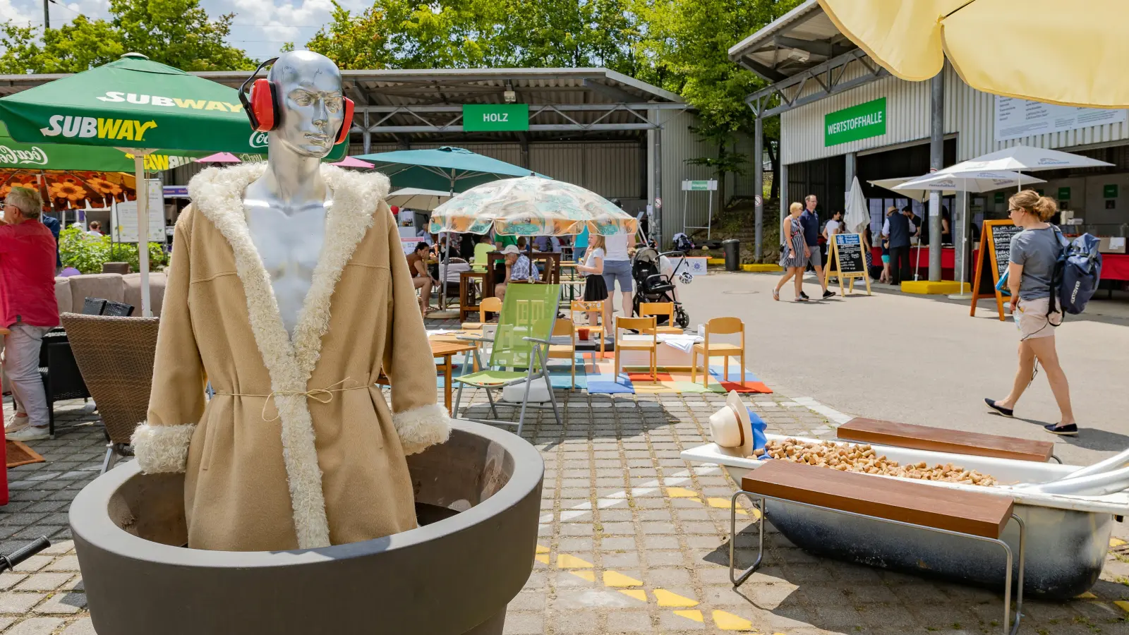 Das erste Wertstoffhof-Fest fand in Haar 2023 statt. Jetzt gibt es eine Wiederholung. (Foto: Stadt Haar)
