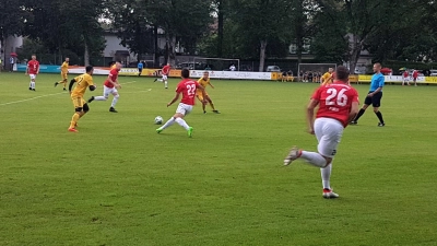 An der Gistlstraße in Pullach kommt es am 31. Mai zum entscheidenden Relegationsspiel zwischen dem SV Pullach und dem FC Wacker München. (Archivbild: bas)