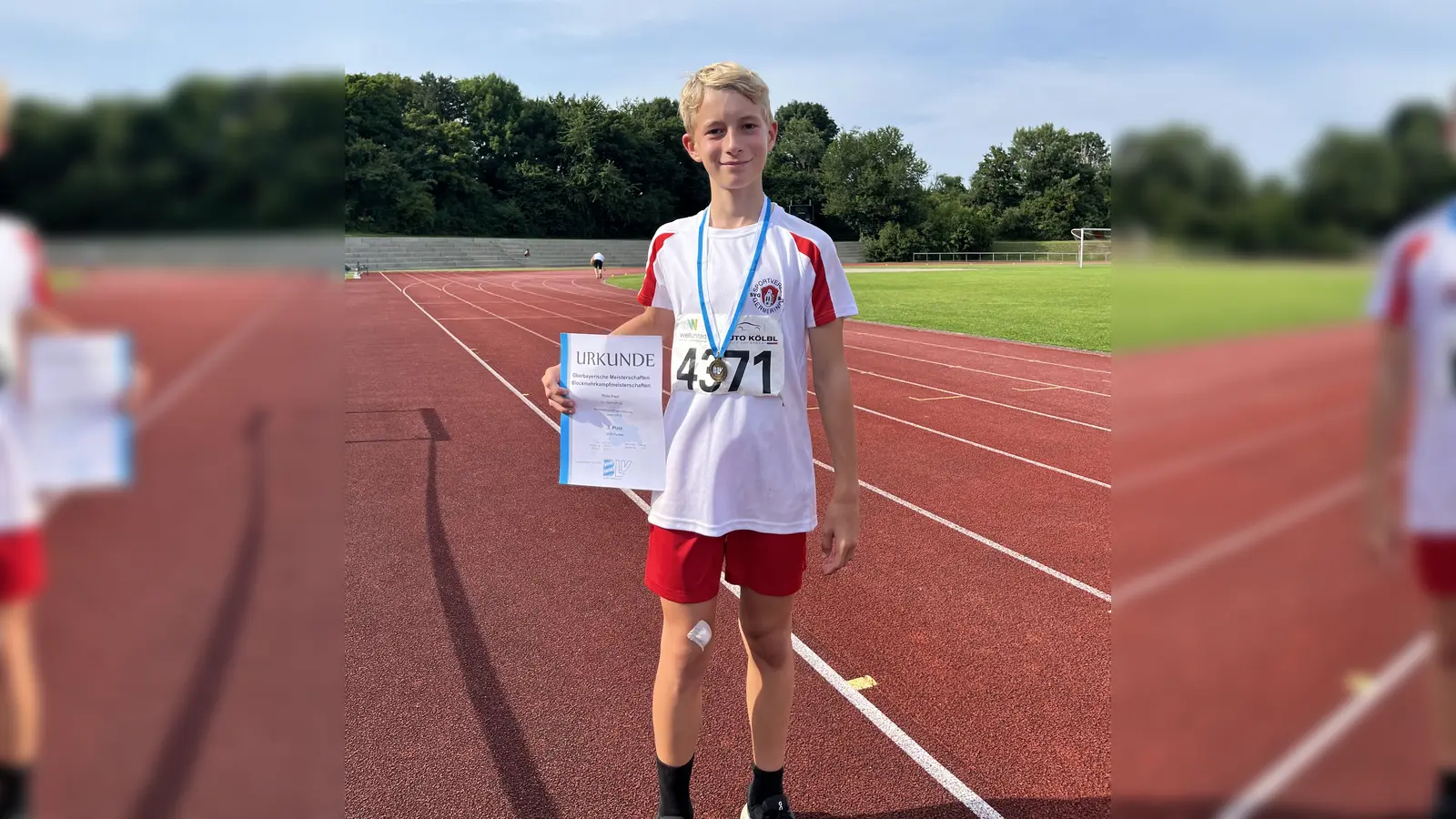 Thilo Paul erkämpfte sich in Unterschleißheim persönliche Bestleistungen. (Foto: SV Germering)
