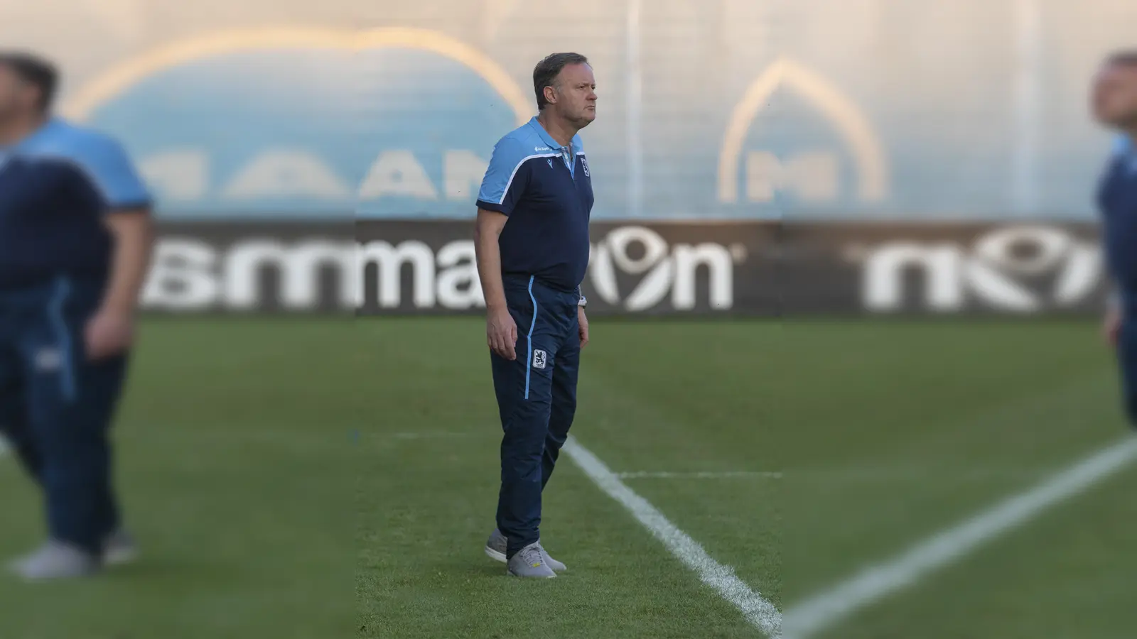 Sieht Fortschritte: Löwen-Ausbilder Frank Schmöller. (Foto: Anne Wild)