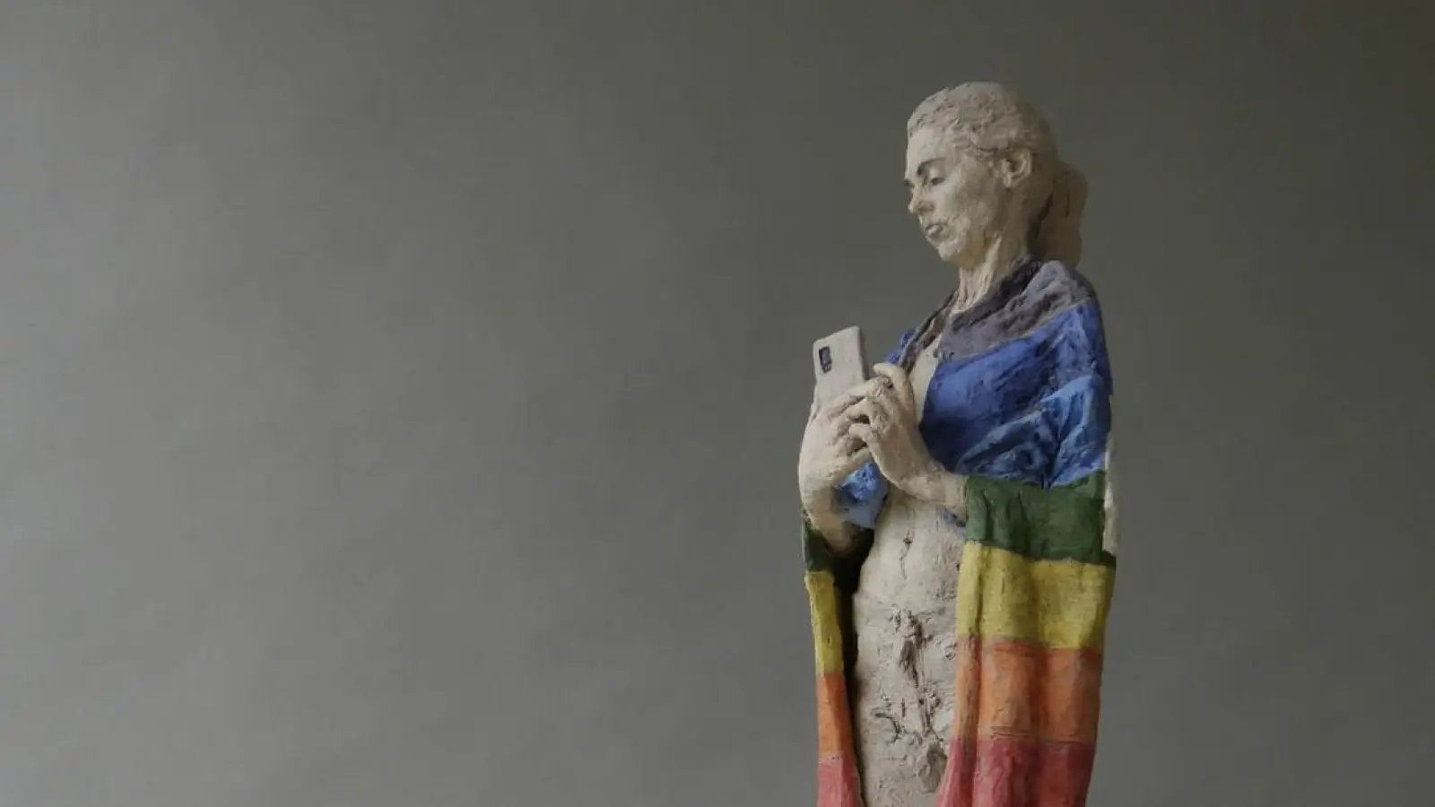 Apostelin Peace lautet der Titel dieser Figur von Gastkünstlerin Stephanie Roos. (Foto: Roos)