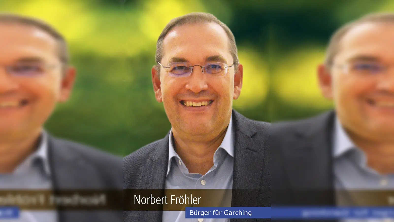 Norbert Fröhler für Garching. (Foto: privat)