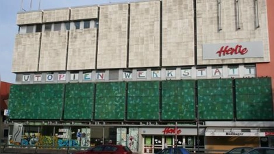 Für zehn Tage etablierte sich im „Hertie”-Gebäude eine „Utopienwerkstatt”. (Foto: tg)