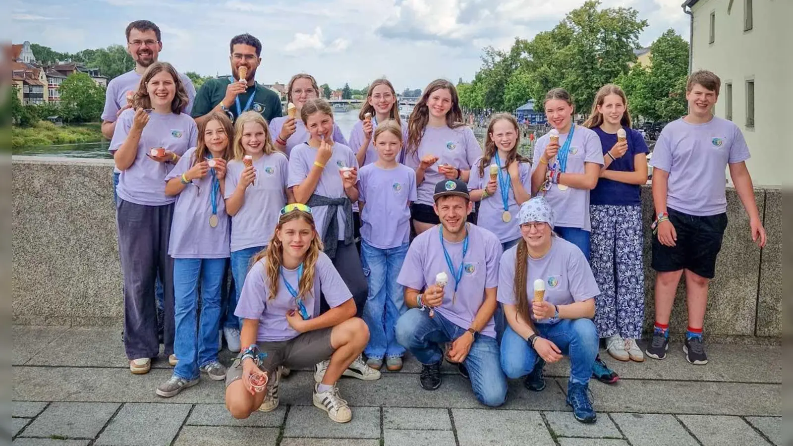 Die jungen Rot-Kreuz-Helfer dürfen sich nun stolz bayerischer Vize-Meister nennen. (Foto: Jugendrotkreuz)