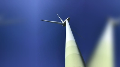 Seit 21 Jahren steht Münchens erste Windkraftanlage auf dem Fröttmaninger Berg - heuer kommt die zweite hinzu. (Foto: Daniel Mielcarek)