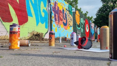 Die IG Feuerwache veranstaltet am 10. Oktober einen neuen Graffiti-Workshop. (Archivbild: Claudia Jovanović)