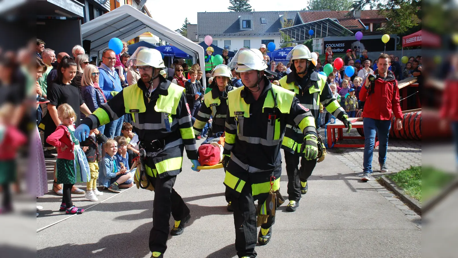 Einsatzübung der Floriansjünger wird am Tag der offenen Tür gezeigt. (Foto: FFM)